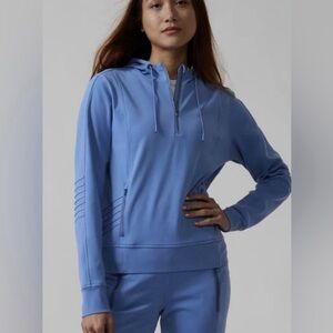 ATHLETA Venice Moto Hoodie Sweatshirt‎ sz M